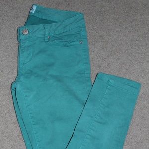 Aeropostale Teal Lola Jeggings